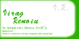virag renoiu business card